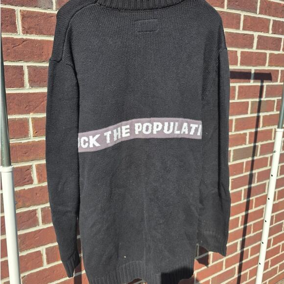 FTP Spell Out Knit Sweater "Black" - Picture 2 of 6